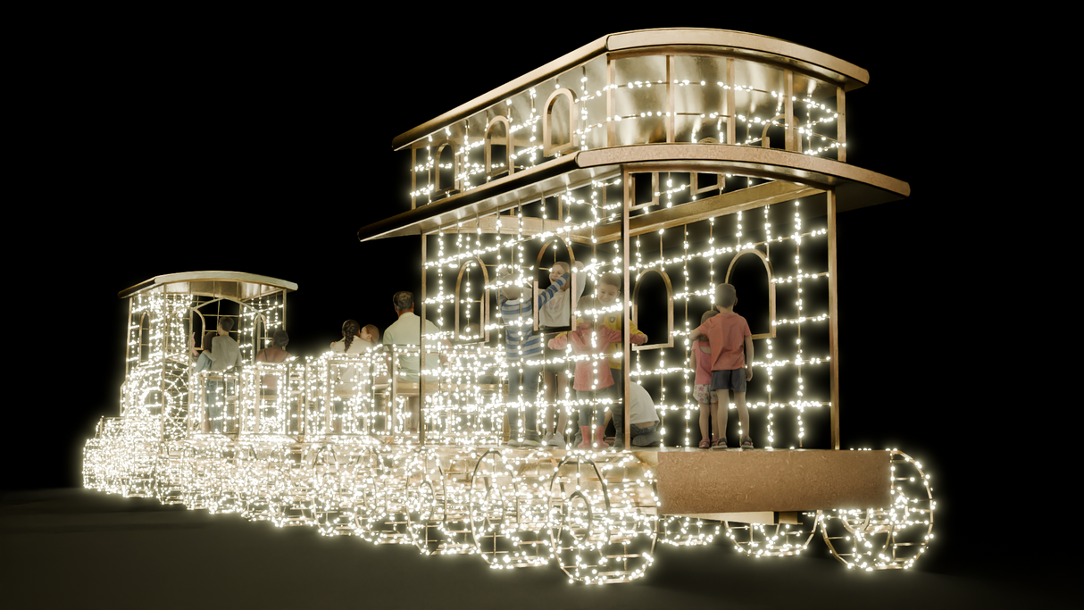 Toy Train Sculpture