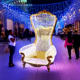 Santa’s Chair Sculpture