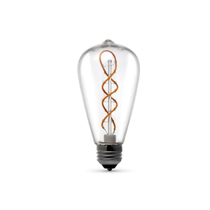 ST64 Spiral Filament Bulbs - 120V