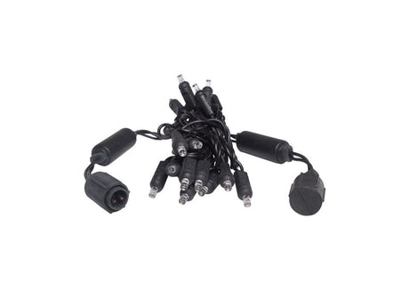 Twinkle Curtain Lights - Black Wire - 20 LED (7 ft)