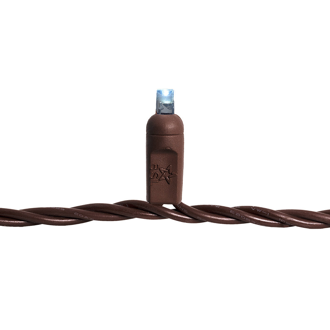 Steady Mini Lights - Brown Wire - Standard Plug (23 ft)