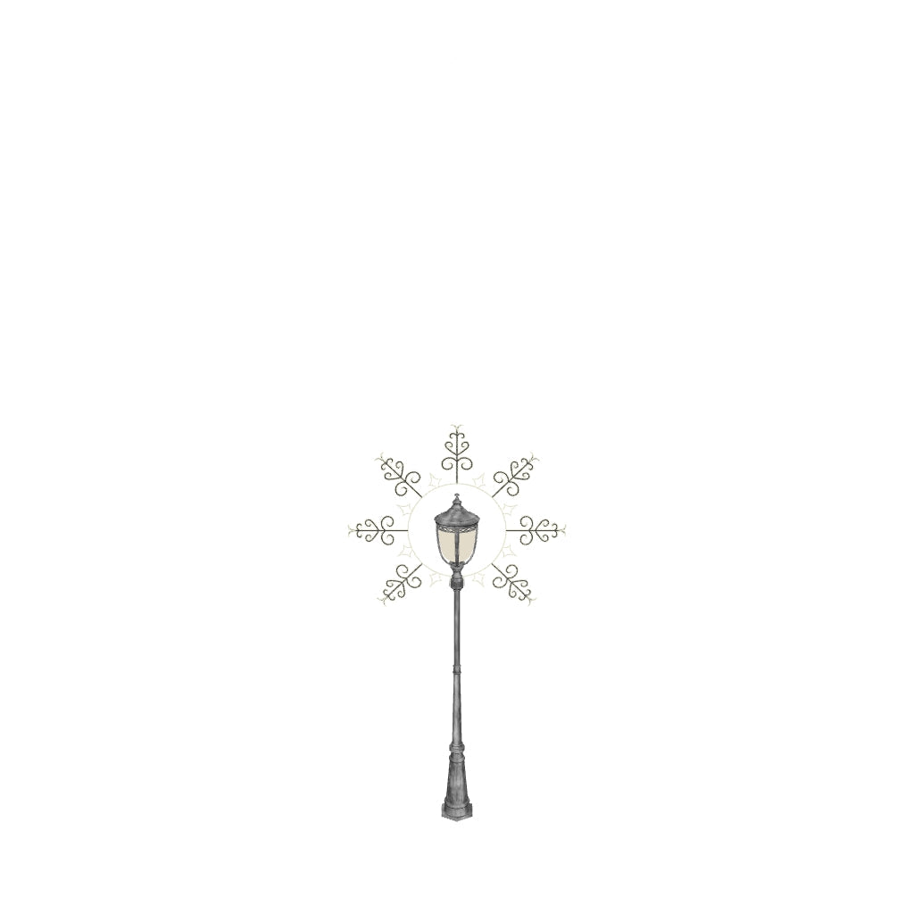 Halo Snowflake Polemount