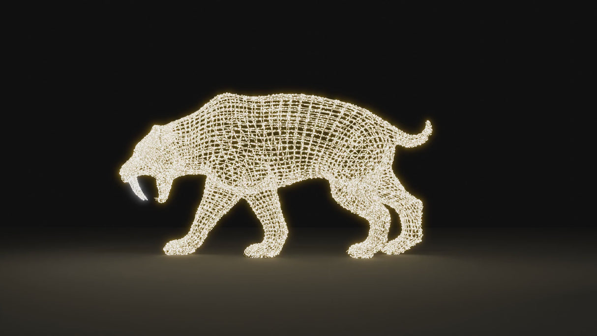 Sabretooth Tiger Sculpture