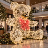 Toy Bear Sculpture — installed in a real-world setting, indoor scene
