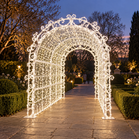 Tunnel Sculpture — installed in a real-world setting, compact single tunnel with both side walls
