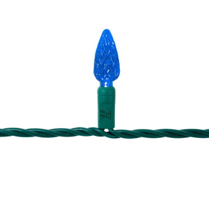 C6 String Lights - Green Wire (25ft)