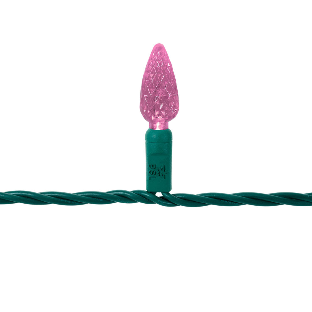 C6 String Lights - Green Wire (25ft)