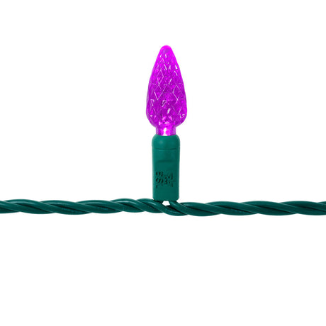 C6 String Lights - Green Wire (25ft)