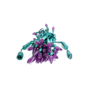 C6 String Lights - Green Wire (25ft)