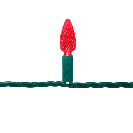 C6 String Lights - Green Wire (25ft)