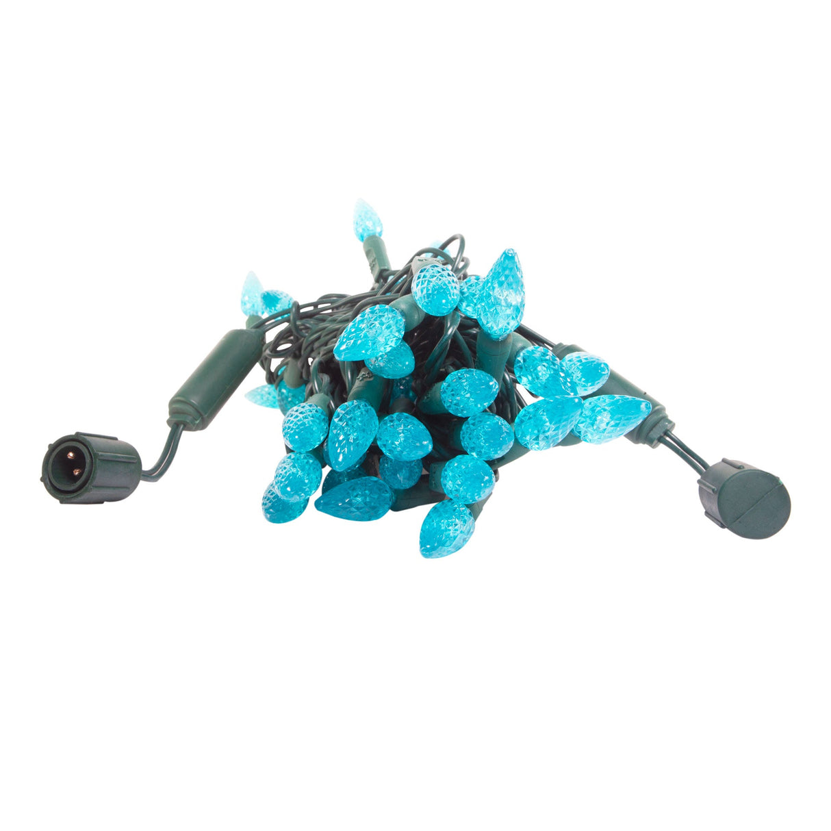 C6 String Lights - Green Wire (25ft)