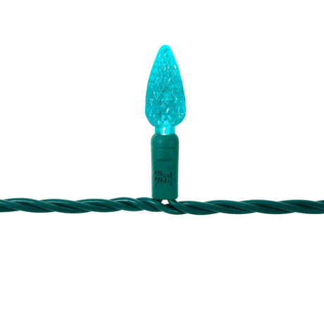 C6 String Lights - Green Wire (25ft)