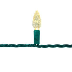 C6 String Lights - Green Wire (25ft)