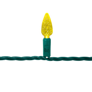 C6 String Lights - Green Wire (25ft)