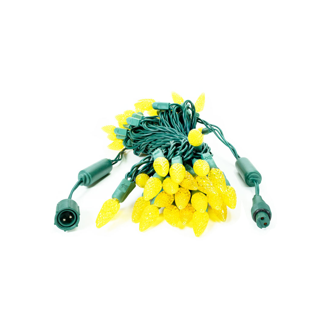 C6 String Lights - Green Wire (25ft)