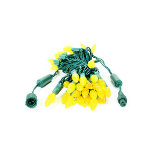 C6 String Lights - Green Wire (25ft)